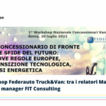 Domani, 20 luglio, il workshop Federauto Truck&Van. Tra i relatori anche Marisa Meta, project manager FIT Consulting
