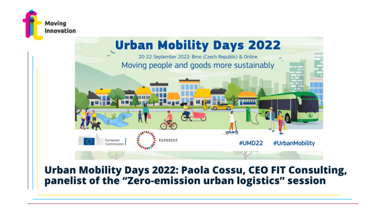 Urban Mobility Days 2022: Paola Cossu, CEO FIT Consulting, panelist of ...
