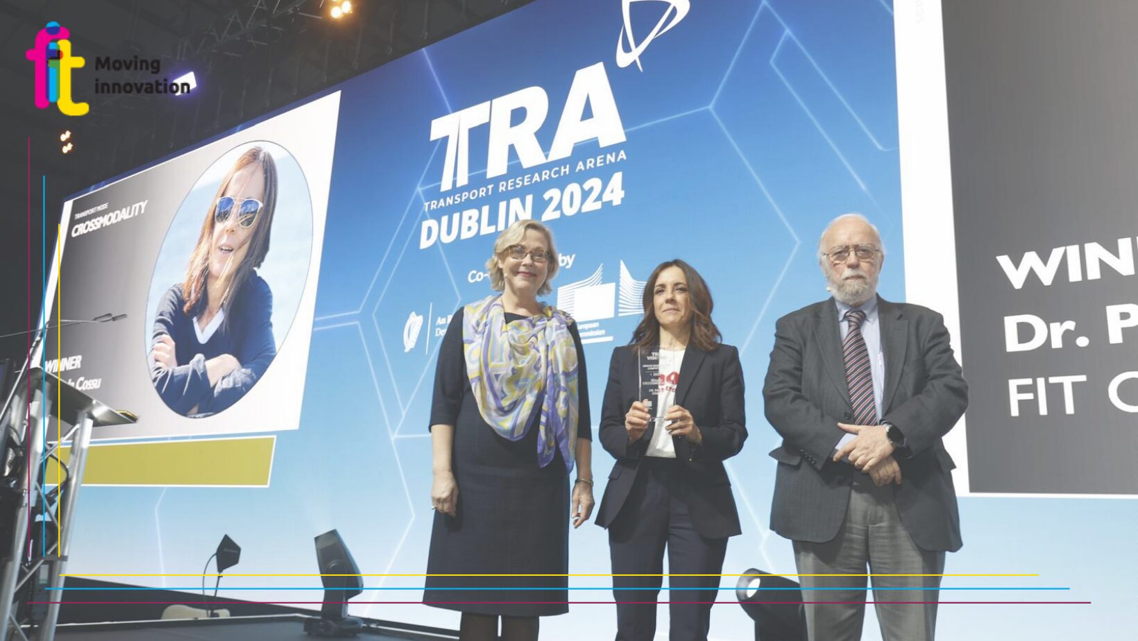 Un prestigioso premio europeo per Paola Cossu, CEO FIT! Ha vinto il Concorso TRA VISION come miglior Ricercatore Senior per la Crossmodalità
