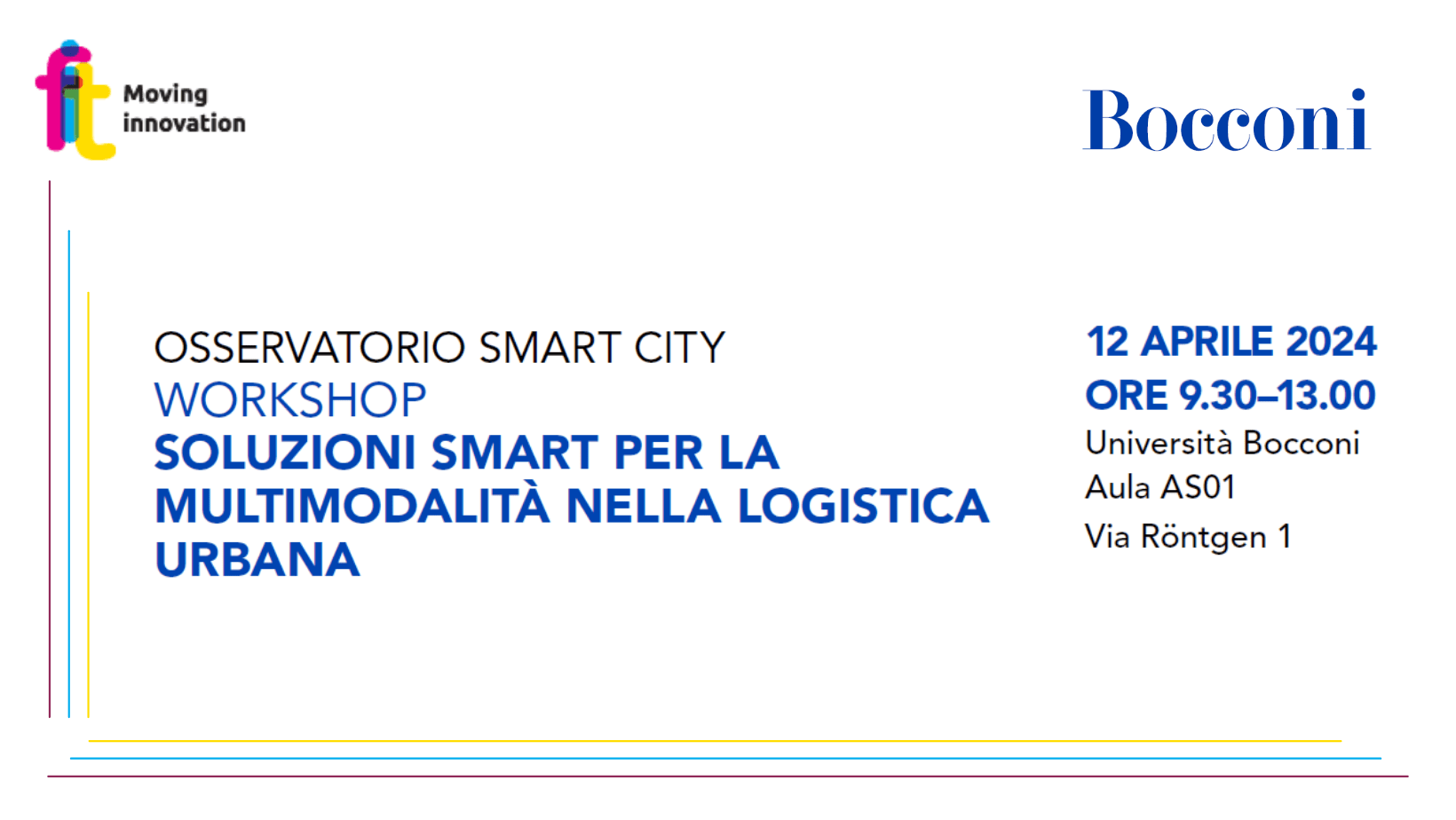 Paola Cossu workshop speaker ‘Smart solutions for multimodality in urban logistics’
