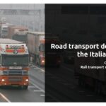 Road transport dominates the Italian system