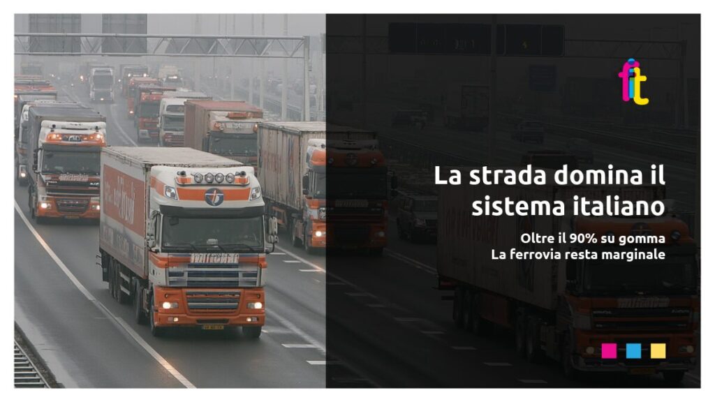 La strada domina il sistema italiano